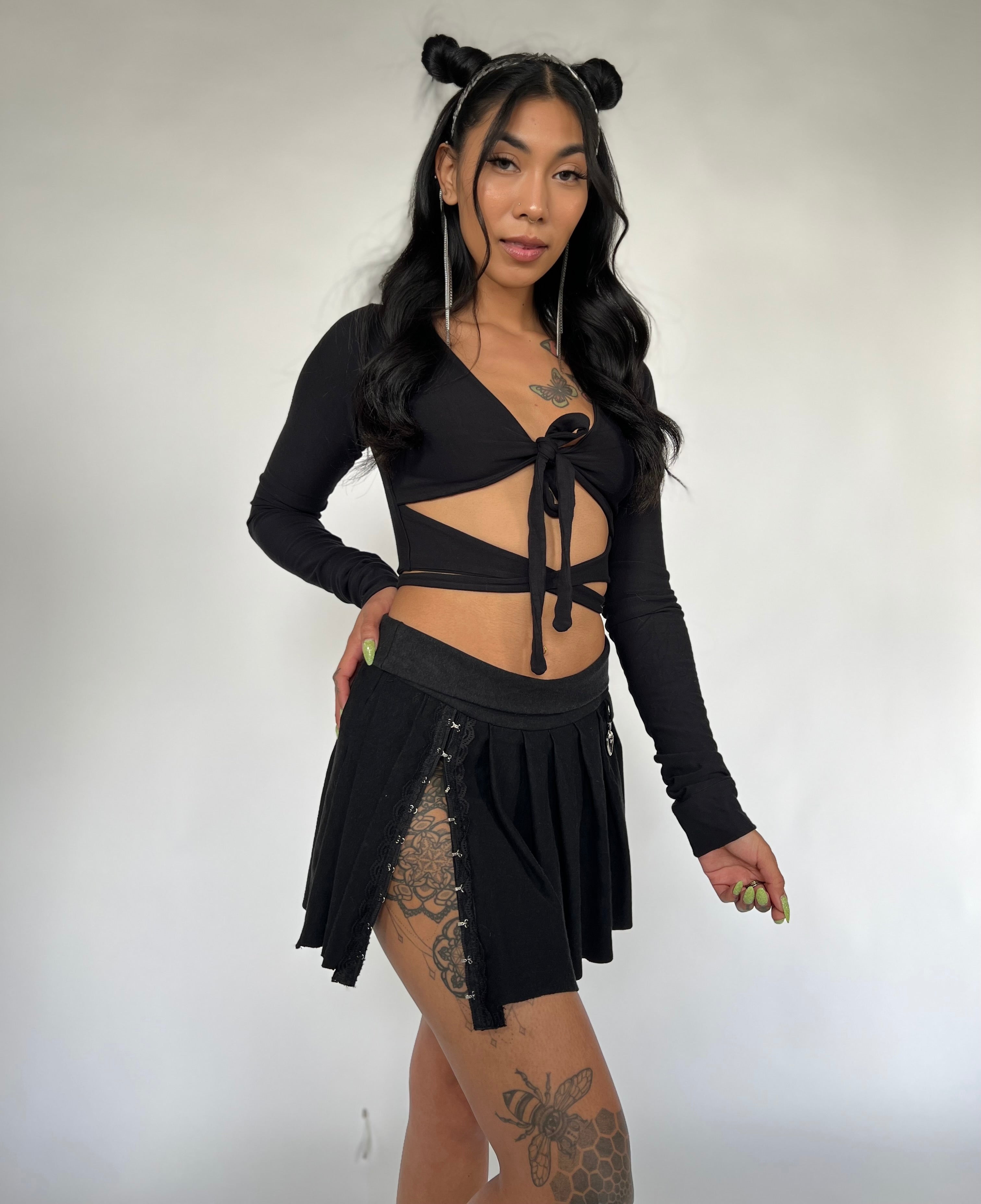 Split personality skirt